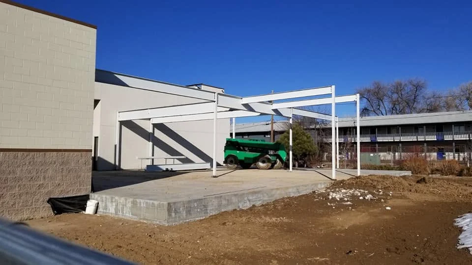 Steel framework from our commercial project gallery